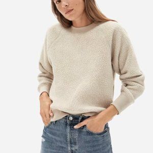 Everlane The ReNew Fleece Raglan Sweatshirt size M